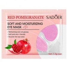 Гідрогелеві патчі для чутливих повік SADOER Red Pomegranate Soft and Moisturizing Eye Mask (7.5г) SD93042 Гідрогелеві патчі для чутливих повік SADOER Red Pomegranate Soft and Moisturizing Eye Mask (7.5г) SD93042
