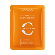Тканева маска для обличчя з вітаміном C антиоксидантна BIOAQUA Vitamin C 25 г