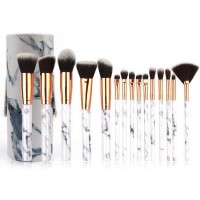 Набор кистей для макияжа MAANGE makeup brush set Marble серый 10шт 581003745977