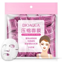 Тканевые маски прессованные BIOAQUA Compressed Facial Mask 100шт BQY8135