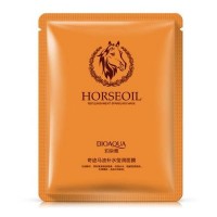 Маска-салфетка для лица с маслами увлажняющая BIOAQUA Horse Oil 30г BQY1051