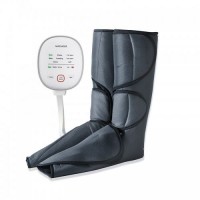 Аппарат для прессотерапии и лимфодренажа ног Leg Air Massager с термотерапией Массажер для ног Серый
