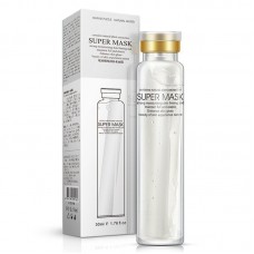 Маска-салфетка для лица с коллагеном в колбе BIOAQUA Super Mask Collagen Moisturizing Nourishing Mask 50мл BQY9155